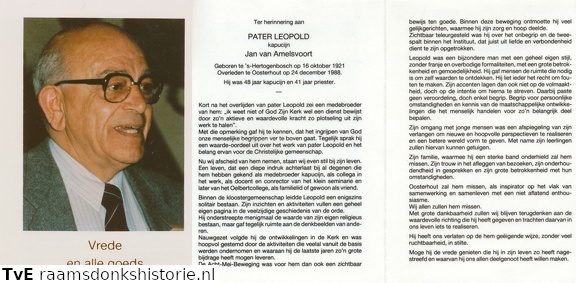 Jan van Amelsvoort priester