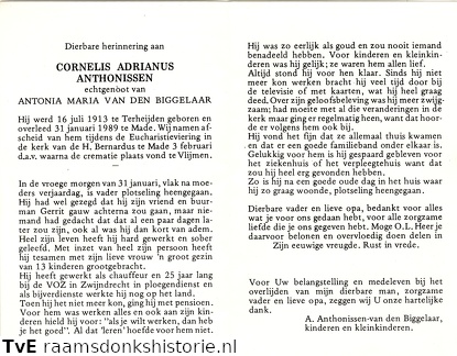 Cornelis Adrianus Anthonissen Antonia Maria van den Biggelaar