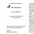 Dré Antonissen- Ria Aarts