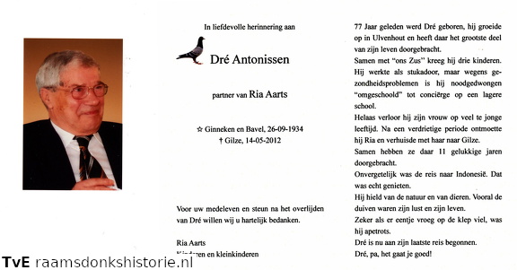 Dré Antonissen Ria Aarts