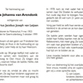 Maria Johanna van Arendonk Gijsbertus Jacobus Joseph van Leijsen 