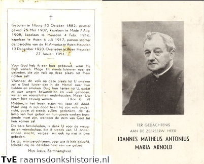 Joannes Matheus Antonius Maria Arnold priester