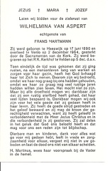 Wilhelmina van Aspert Frans Hartman