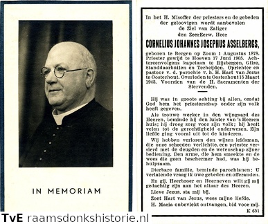 Cornelius Johannes Josephus Asselbergs priester