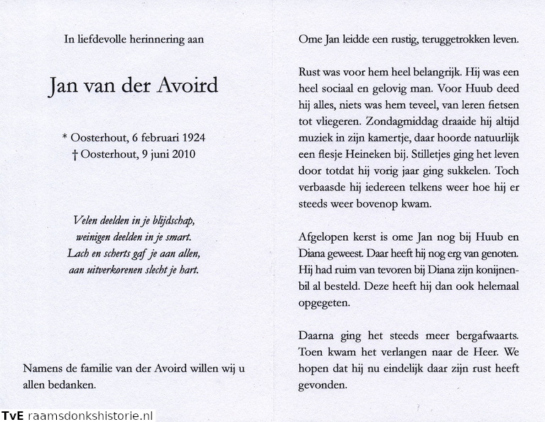 Jan van der Avoird