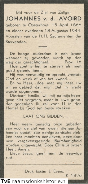 Johannes van der Avoird(1)