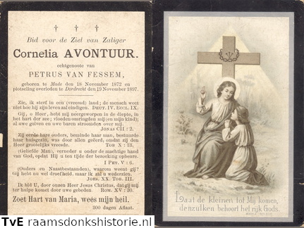 Cornelia Avontuur- Petrus van Fessem