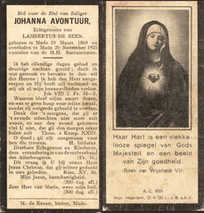 Johanna Avontuur- Lambertus de Been