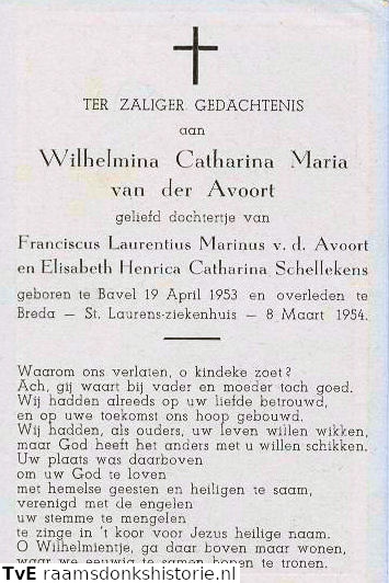 Wilhelmina Maria Catharina van der Avoort