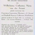 Wilhelmina Maria Catharina van der Avoort