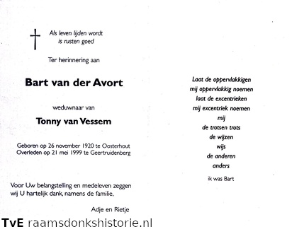 Bart van der Avort Tonny van Vessem