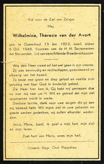 Wilhelmina Theresia van der Avort