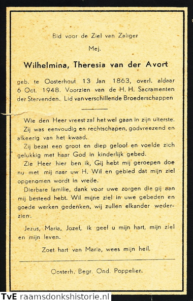 Wilhelmina Theresia van der Avort