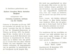 Huibert Josephus Maria Antonius Baaijens Christina Lamberta Adriana van der Linden