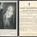 Maria Baardemans Arnoldus van der List