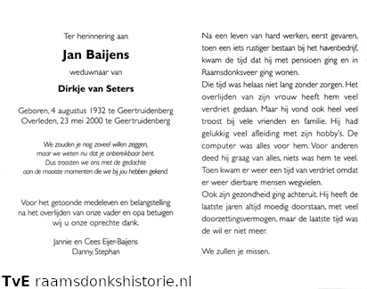 Jan Baijens Dirkje van Seters