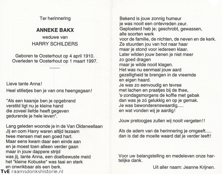 Anneke Bakx Harry Schilders