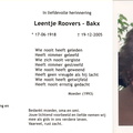 Leentje Bax Roovers