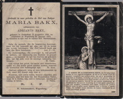 Maria Bakx Adrianus Bakx