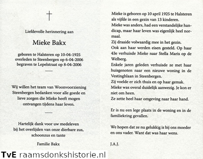 Mieke Bakx