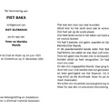 Piet Bakx Riet Blewanus
