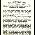 Wilhelmina Bakx Johannes van Meel