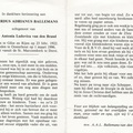 Gerardus Adrianus Ballemans Annie Antonia Ludovica van den Brand