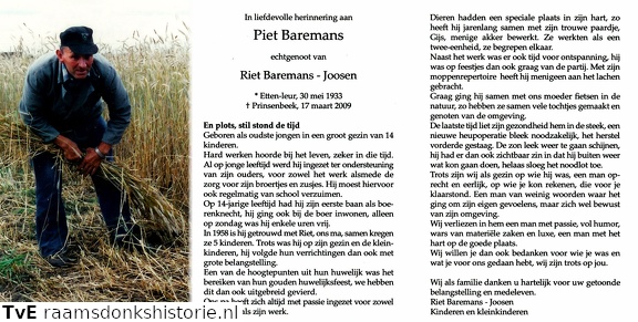 Piet Baremans Riet Joosen