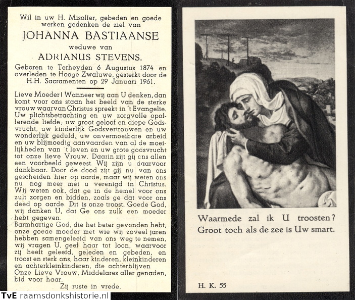 Johanna Bastiaanse Adrianus Stevens