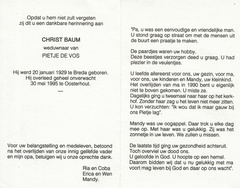 Christ  Pietje de Vos
