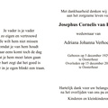 Josephus Cornelis  van Bavel Adriana Johanna Verhoeve