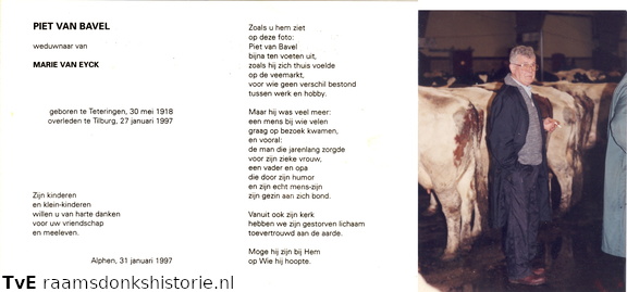 Piet van Bavel Marie van Eyck