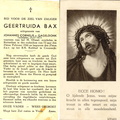 Geertruida Bax Johannes Cornelis van Gageldonk