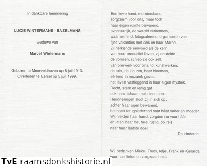 Lucie Bazelmans Marcel Wintermans
