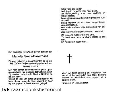 Marietje Bazelmans Frans Smits