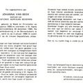 Johanna van Beek Antonie Adriaan Segeren