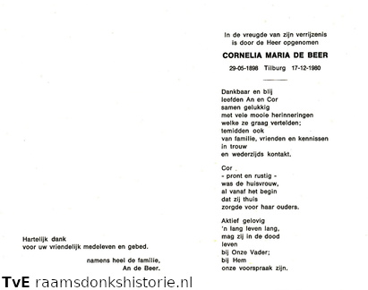 Cornelia Maria de Beer