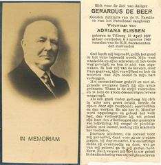 Gerardus de Beer Adriana Elissen