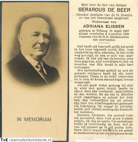 Gerardus de Beer Adriana Elissen