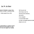 Jac M. de Beer priester