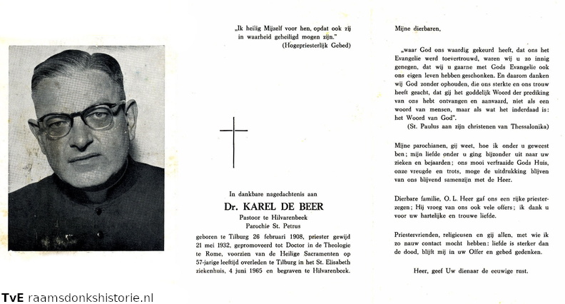 Karel de Beer priester