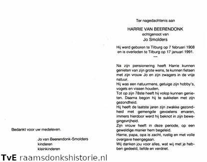 Harrie van Beerendonk Jo Smolders