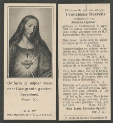Franciscus Beerens Johanna IJpelaar