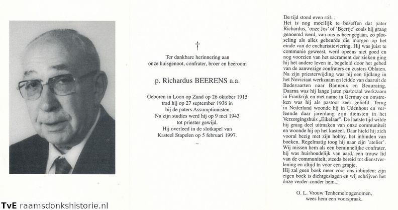 Richardus Beerens priester