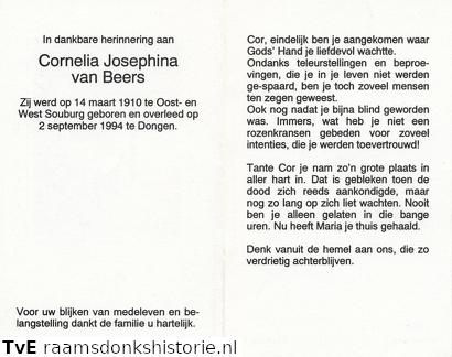 Cornelia Josephina van Beers