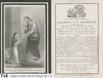 Jacobus van Bekhoven Maria Verhulst