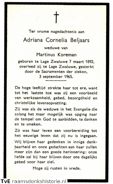 Adriana Cornelia Beljaars Martinus Koreman