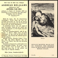 Andreas Beljaars Antonia van Gils