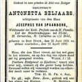 Antonetta Beljaars Josephus van Spaandonk