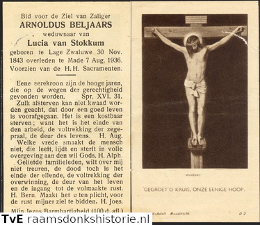 Arnoldus Beljaars Lucia van Stokkom